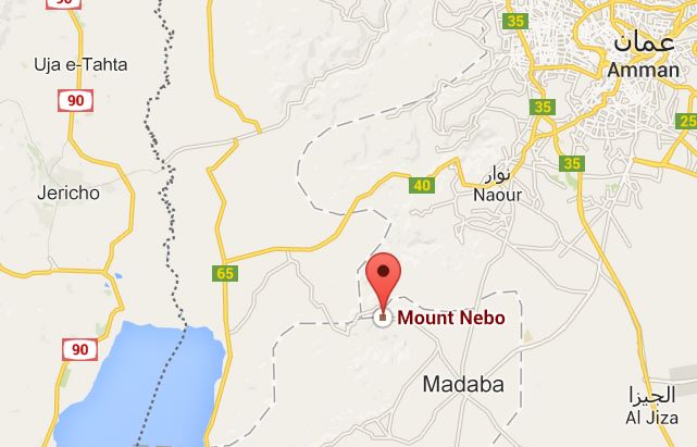 2.7) Mount Nebo map